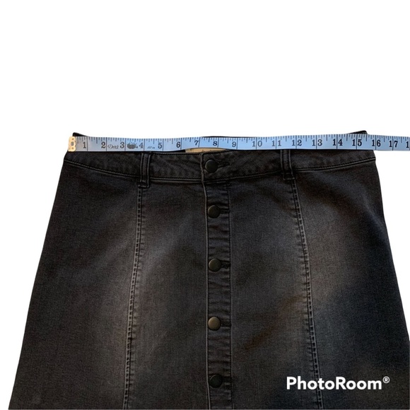 Alter'd State Black Denim Mini Skirt - Picture 6 of 8